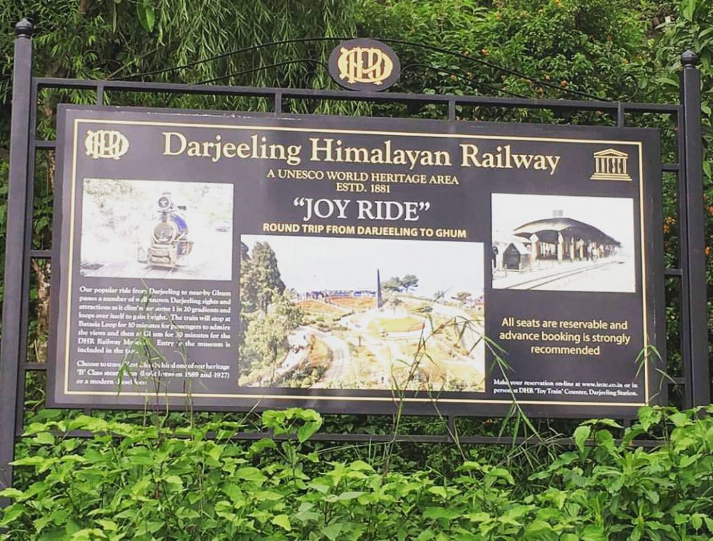 Darjeeling Himalayan Railway "JOY RIDE"  