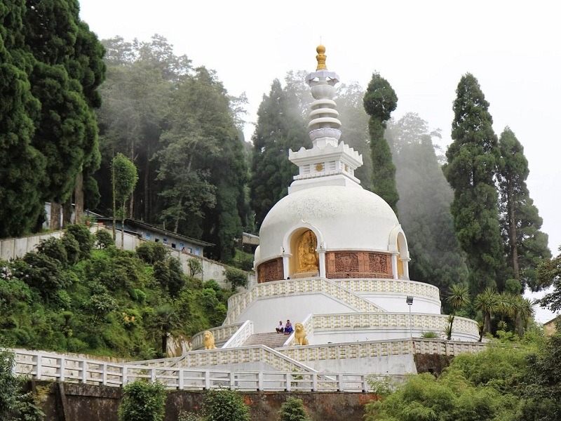 Peace Pagoda and Japanese Temple, Darjeeling