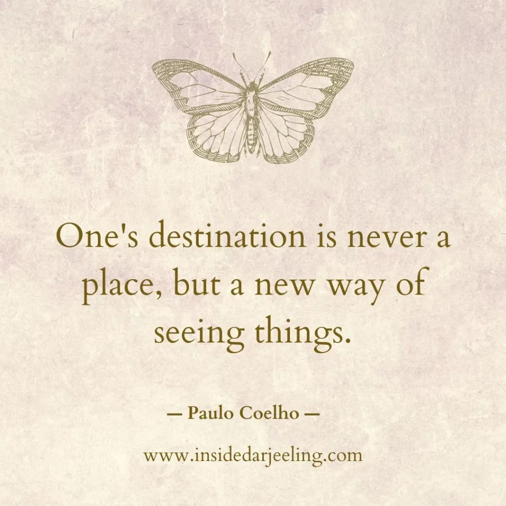 One's destination is never a place, but a new way of seeing things