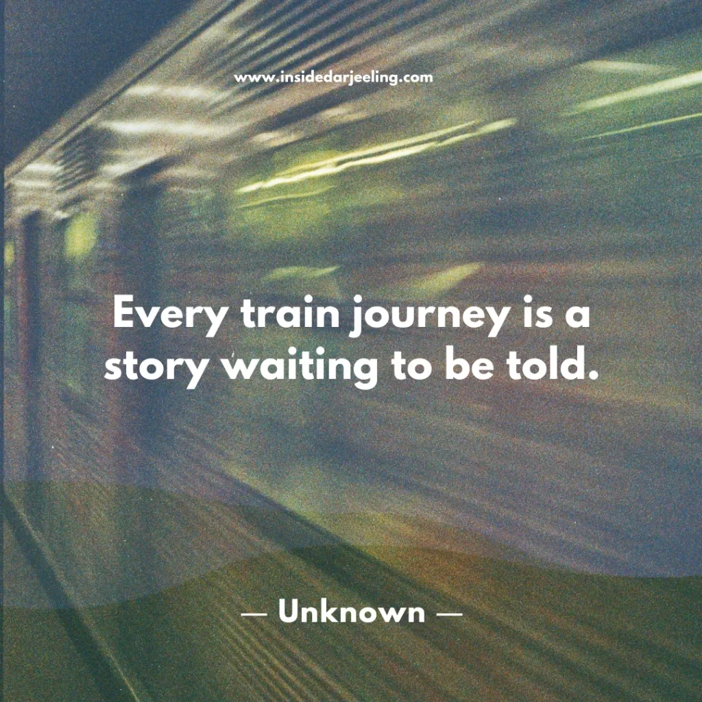 Every train journey is a story waiting to be told