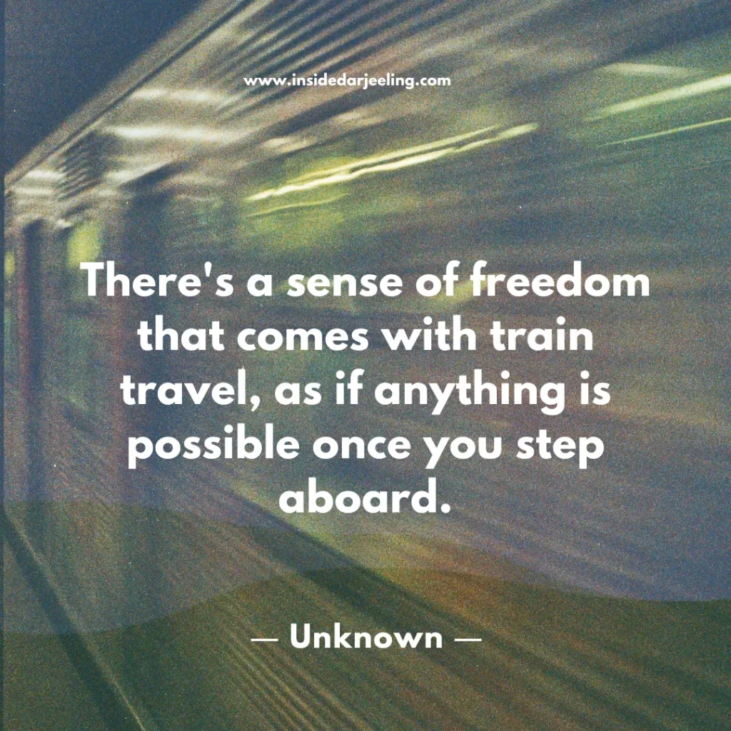 There's a sense of freedom that comes with train travel, as if anything is possible once you step aboard